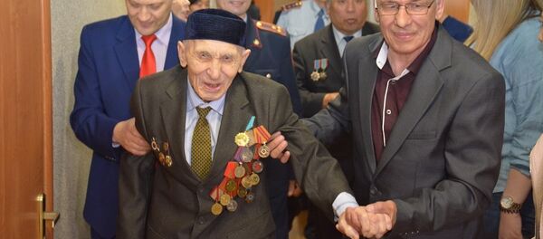 100-летний юбилей отметил ветеран ВОВ в СКО 100-летний юбилей отметил ветеран ВОВ в СКО - Sputnik Казахстан