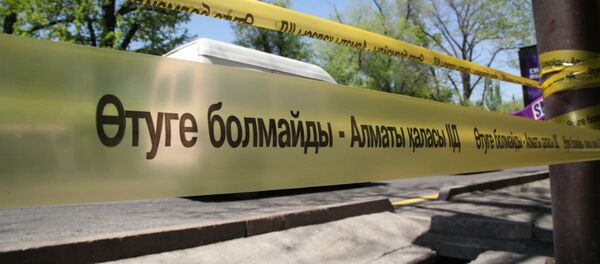 Полиция расчищает район Центральной клинической больницы в Алматы - Sputnik Казахстан