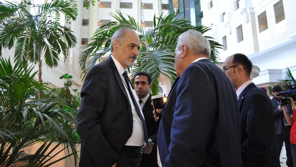 Руководитель правительственной делегации Сирии, постоянный представитель Сирии при ООН Башар Джаафари - Sputnik Казахстан