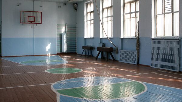 Архивное фото школьного спортзала - Sputnik Казахстан