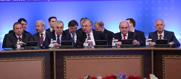 Четвертый раунд переговоров по Сирии в Астане Четвертый раунд переговоров по Сирии в Астане - Sputnik Казахстан