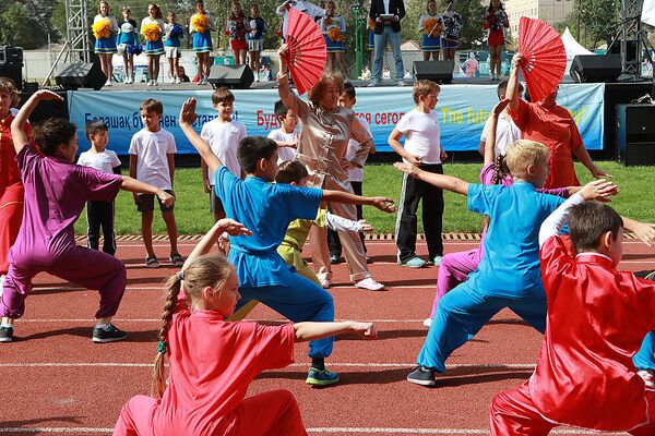 Детский культурно-спортивный фестиваль Аман Келешек - Sputnik Қазақстан