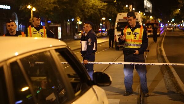 Полицейские оцепили место взрыва в Будапеште - Sputnik Казахстан