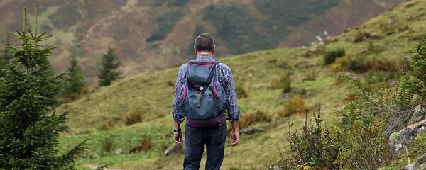 Турист, горы - Sputnik Казахстан