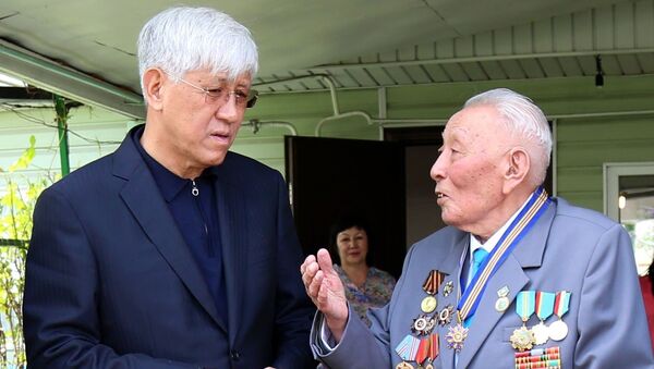 Ветеран Великой Отечественной войны Сейтхан Исаев - Sputnik Казахстан