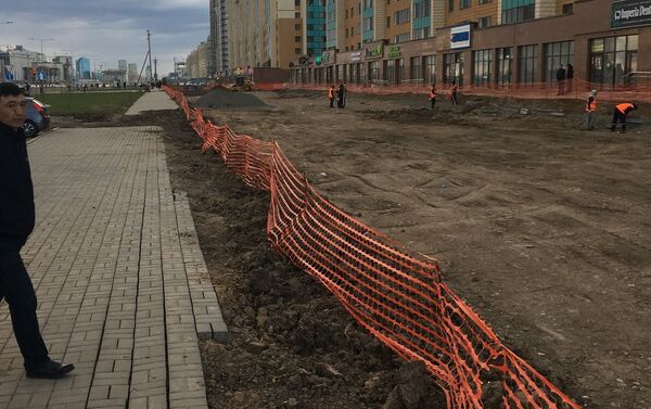 В районе домов 2 и 4 ЖК Кулагер будет полностью заасфальтирована площадь до дороги, где будет большая парковка - Sputnik Казахстан