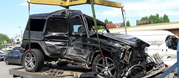 Жол апаты: Гелендваген-Автобус Жол апаты: Гелендваген-Автобус - Sputnik Қазақстан