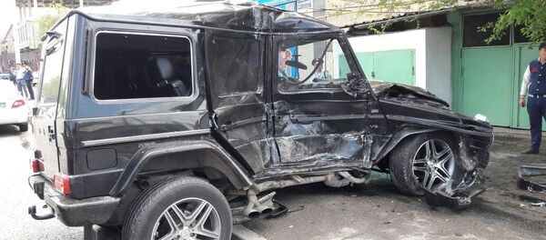 ДТП: Гелендваген-Автобус ДТП: Гелендваген-Автобус - Sputnik Казахстан