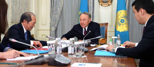 Нұрсұлтан Назарбаев пен Шигео Катсу - Sputnik Қазақстан