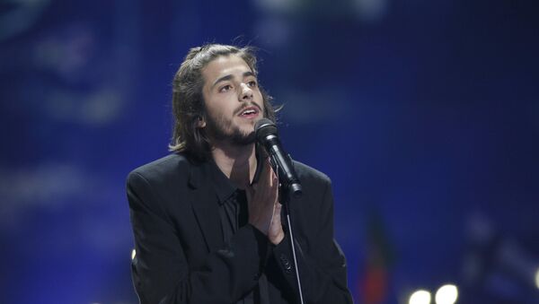 Участник из Португалии Сальвадор Собрал победил на музыкальном конкурсе Евровидение-2017 в Киеве - Sputnik Казахстан