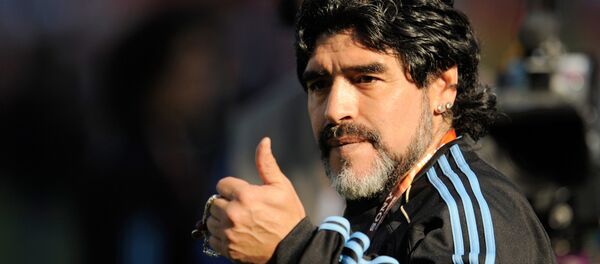 Архивное фото Диего Марадоны Архивное фото Диего Марадоны - Sputnik Казахстан