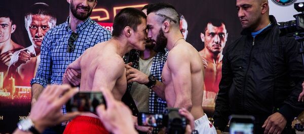 Бойцы MMA Жалгас Жумагулов и Вартан Асатрян - Sputnik Казахстан