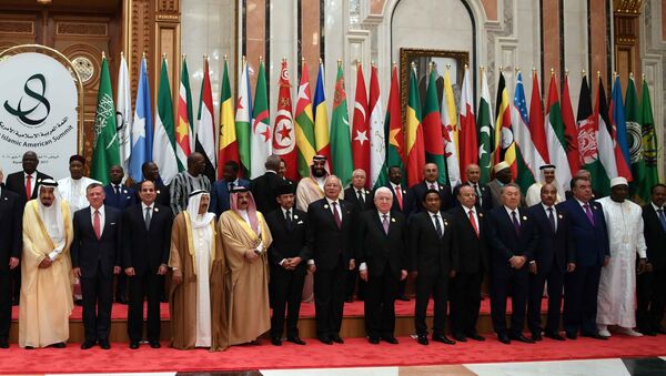 Нурсултан Назарбаев на саммите  США - Исламский мир - Sputnik Казахстан