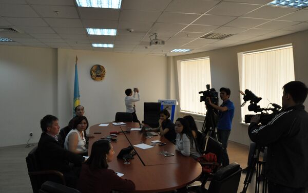 Зал, в котором была сделана скандальная запись, на которой президент ЦМП называет болашаковцев баранами - Sputnik Казахстан