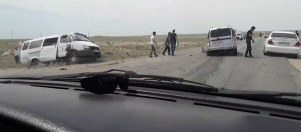 ДТП на трассе Актау - Жанаозен ДТП на трассе Актау - Жанаозен - Sputnik Казахстан