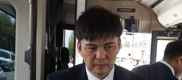 Директор железнодорожного вокзального комплекса Нурлы жол Динмухамед Хусаинов - Sputnik Казахстан