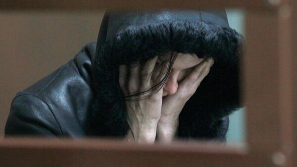 Женщина на скамье подсудимых, архивное фото - Sputnik Казахстан