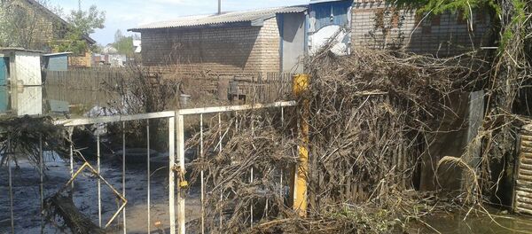 Последствия паводка в Северном Казахстане - Sputnik Казахстан