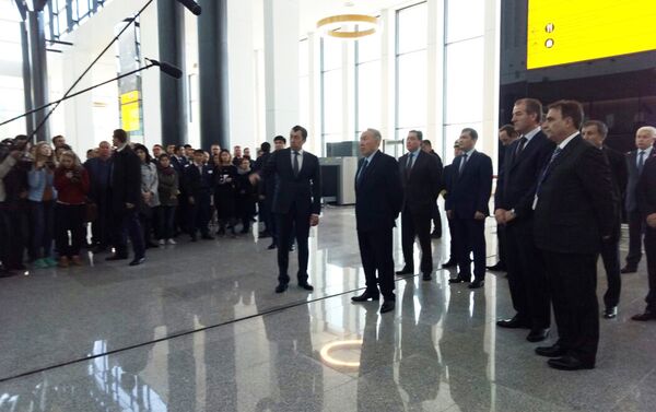 Нурсултан Назарбаев побывал в новом терминале аэропорта Астаны - Sputnik Казахстан