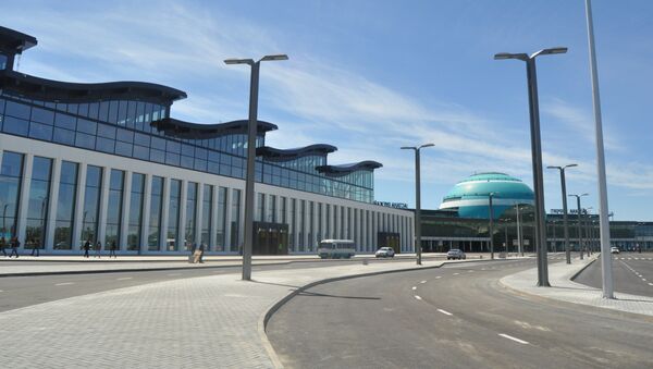 Новый терминал международного аэропорта в Астане - Sputnik Казахстан