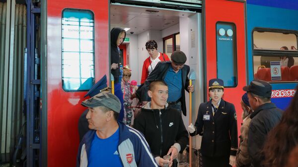 Поезда прибывают на новый вокзал в Астане - Sputnik Қазақстан