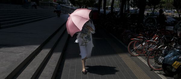 Женщина под зонтом - Sputnik Казахстан
