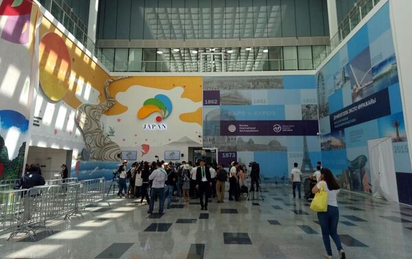 Павильон Японии на выставке ЭКСПО в Астане - Sputnik Казахстан