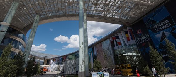 Павильоны на территории ЭКСПО - Sputnik Казахстан