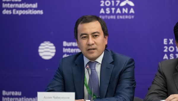 Директор департамента маркетинга и продвижения нацкомпании Астана ЭКСПО-2017 Аллен Чайжунусов - Sputnik Казахстан