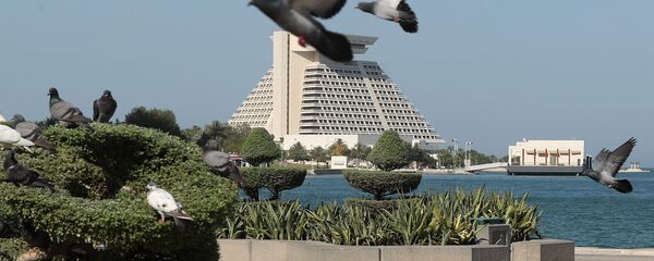 Голуби на набережной в Дохе, виды Катара, архивное фото - Sputnik Казахстан