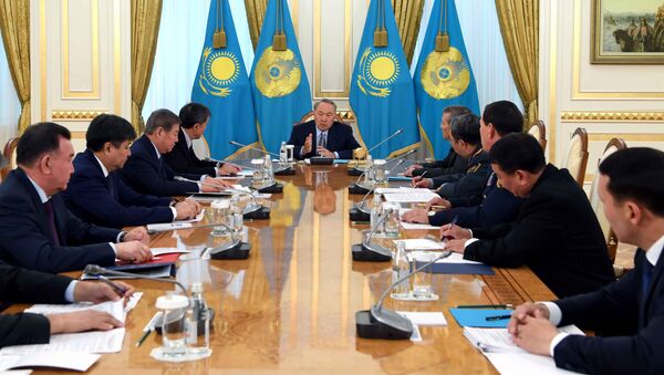Нурсултан Назарбаев провел совещание по вопросам проведения ЭКСПО-2017 - Sputnik Казахстан