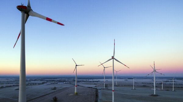 Ветровая установка, архивное фото - Sputnik Казахстан