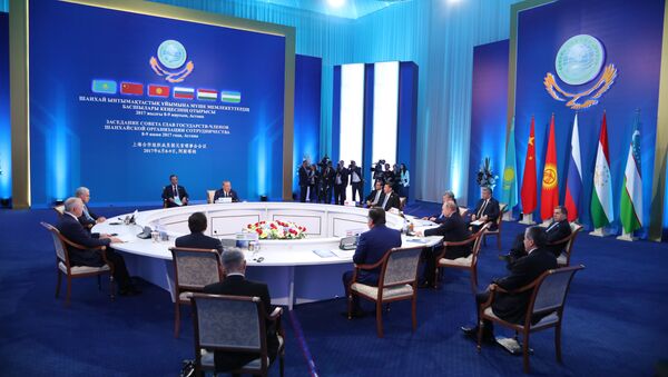 Заседание cовета глав государств-членов ШОС в узком составе - Sputnik Казахстан