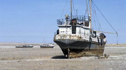Корабли на барханах Приаралья