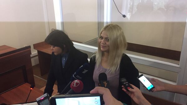 Наталья Слекишина в суде - Sputnik Казахстан
