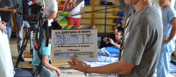 Съемки картины Девушка и море Съемки картины Девушка и море - Sputnik Казахстан