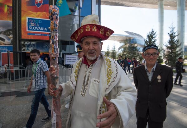 Амантай кажы на ЭКСПО - Sputnik Казахстан