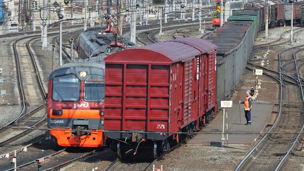 Железная дорога, вагоны - Sputnik Казахстан