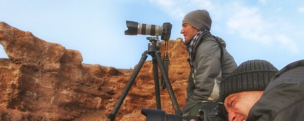 Фотографы на съемках Чарынского каньона, архивное фото - Sputnik Казахстан