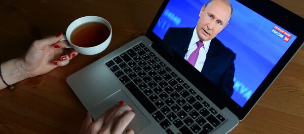 Трансляция Прямой линии с Владимиром Путиным - Sputnik Казахстан