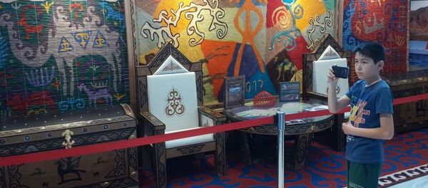 Павильон Кыргызстана на ЭКСПО Павильон Кыргызстана на ЭКСПО - Sputnik Казахстан