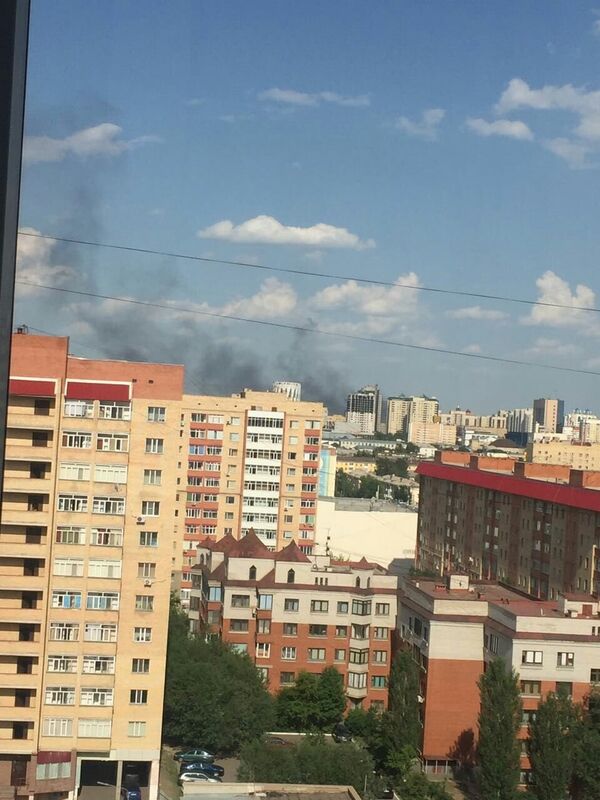 Новостройка горела в Астане - Sputnik Казахстан