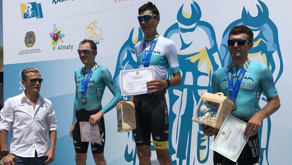 Велогонщики Astana Pro Team заняли все призовые места на ЧРК - Sputnik Казахстан