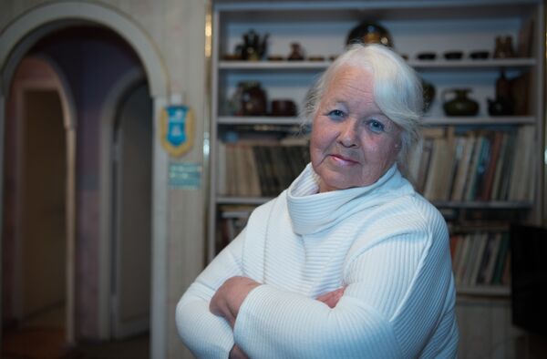 Болельщица ХК Барыс и ФК Астана Людмила Куфонина Болельщица ХК Барыс и ФК Астана Людмила Куфонина - Sputnik Казахстан