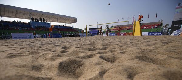 Пляжный волейбол на 17-х Азиатских играх в Южной Корее - Sputnik Казахстан