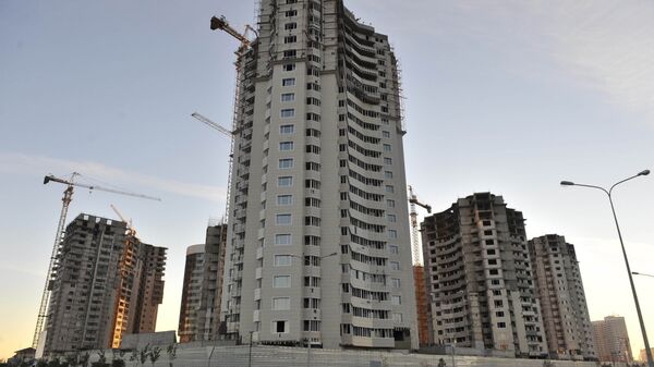 Строящийся ЖК в Астане, архивное фото - Sputnik Казахстан
