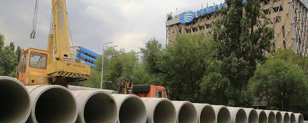 Ремонт дорог в Алматы, архивное фото Ремонт дорог в Алматы, архивное фото - Sputnik Казахстан