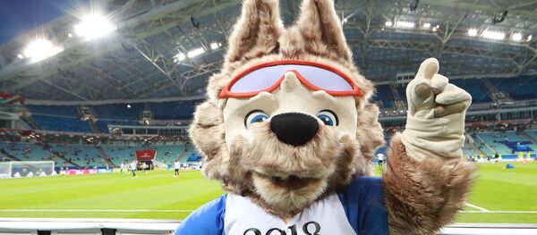 Талисман чемпионата мира по футболу 2018 и Кубка конфедераций FIFA волк Забивака - Sputnik Казахстан