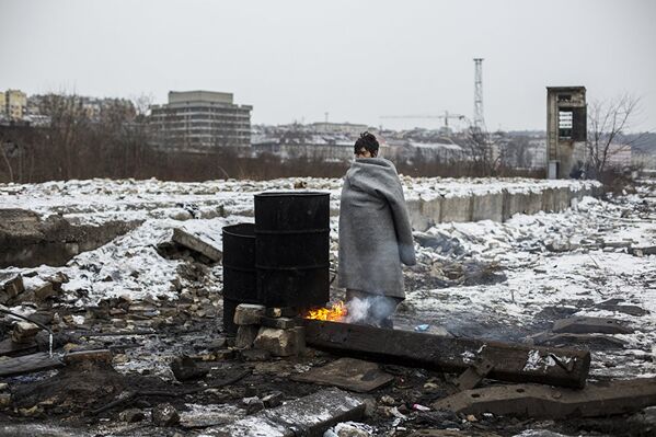 Беженцы в Белграде - Sputnik Казахстан