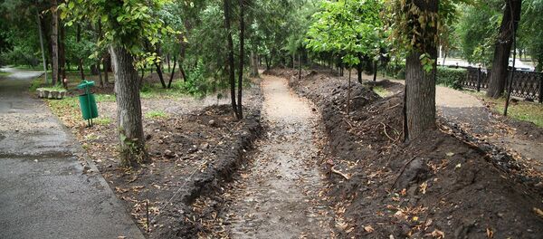 Перекопанный Парк 28 панфиловцев - Sputnik Казахстан